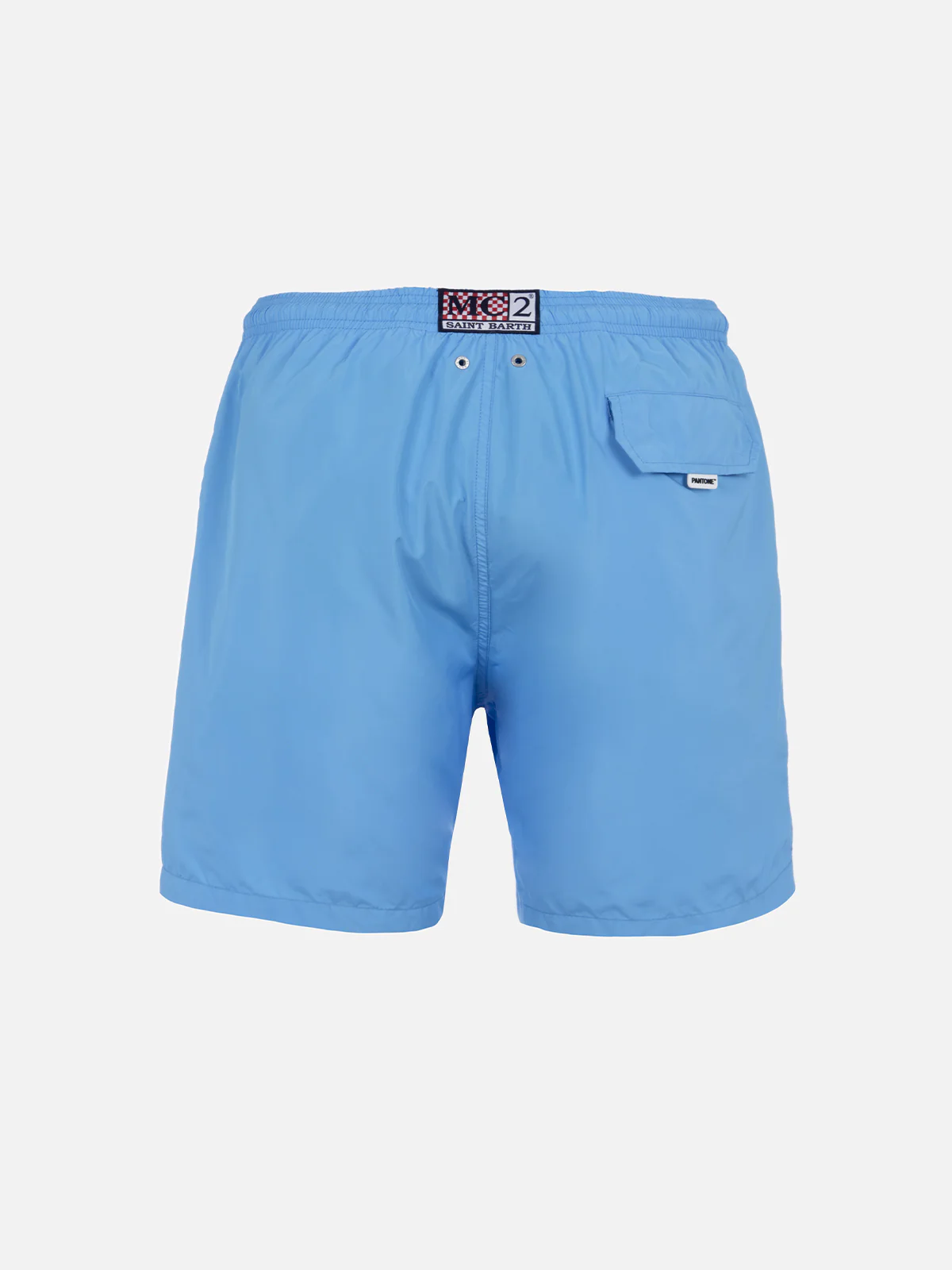 Costume da bagno da uomo in tessuto leggero azzurro acqua Lighting Pan