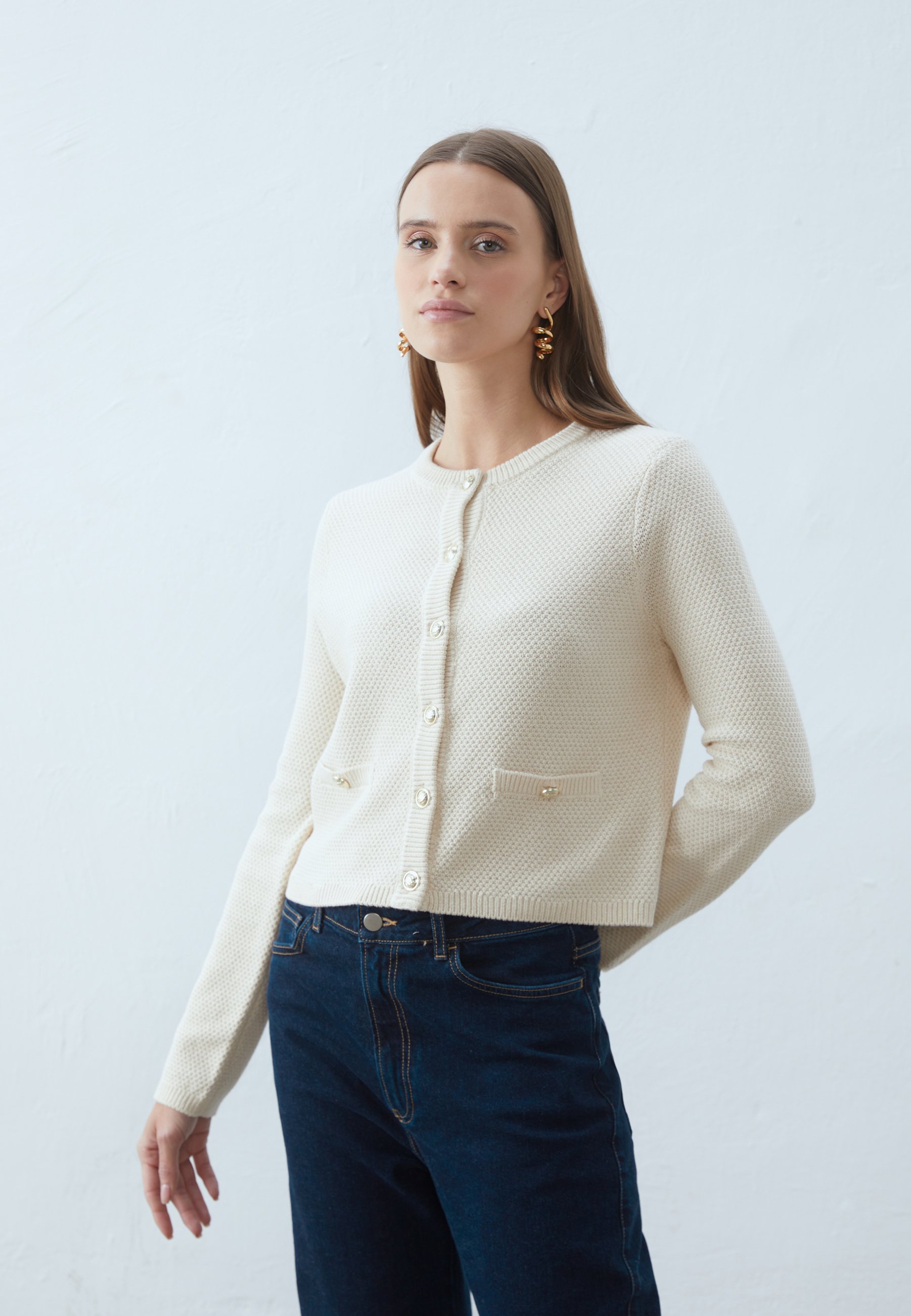 Gilet Anna Field - sable