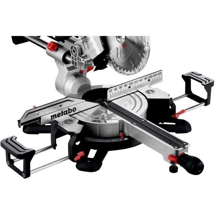 Scie à onglets radiale METABO KGS 216 M - 1500W - 216mm - Precision Cut Line LED