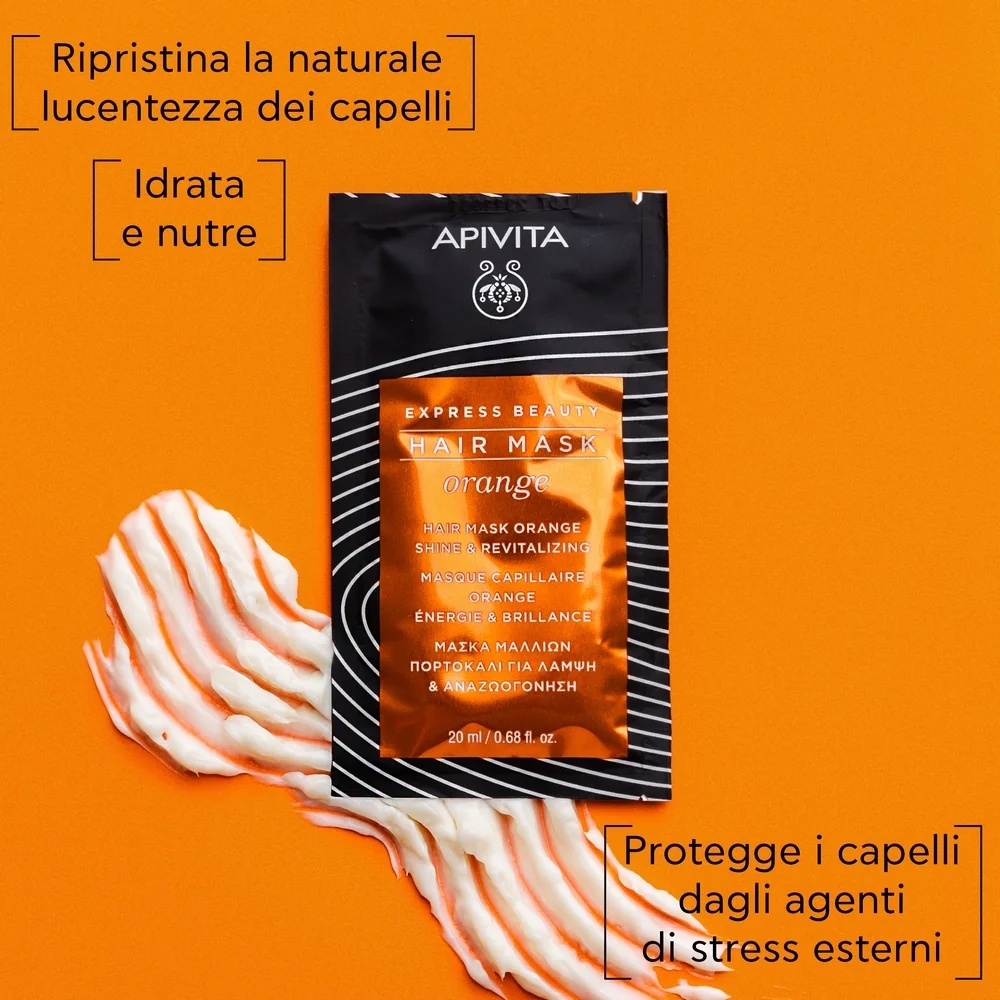 APIVITA Apivita Express Mask Shine & Revitalisering Oranje 20 ml verhelderend masker