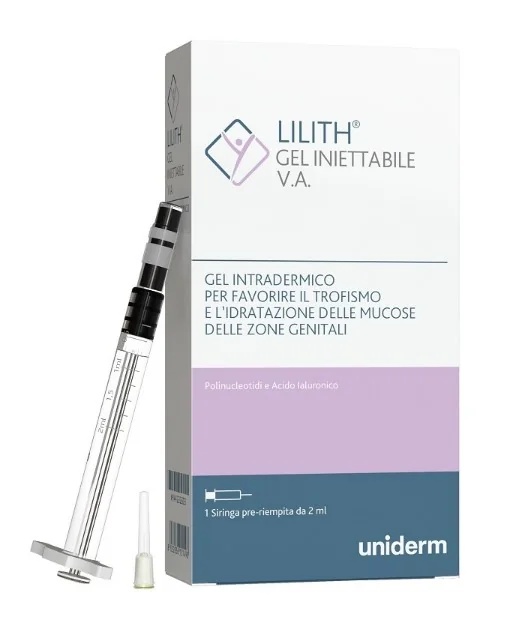Lilith gelspuit + tweedelige naald met hyaluronzuur