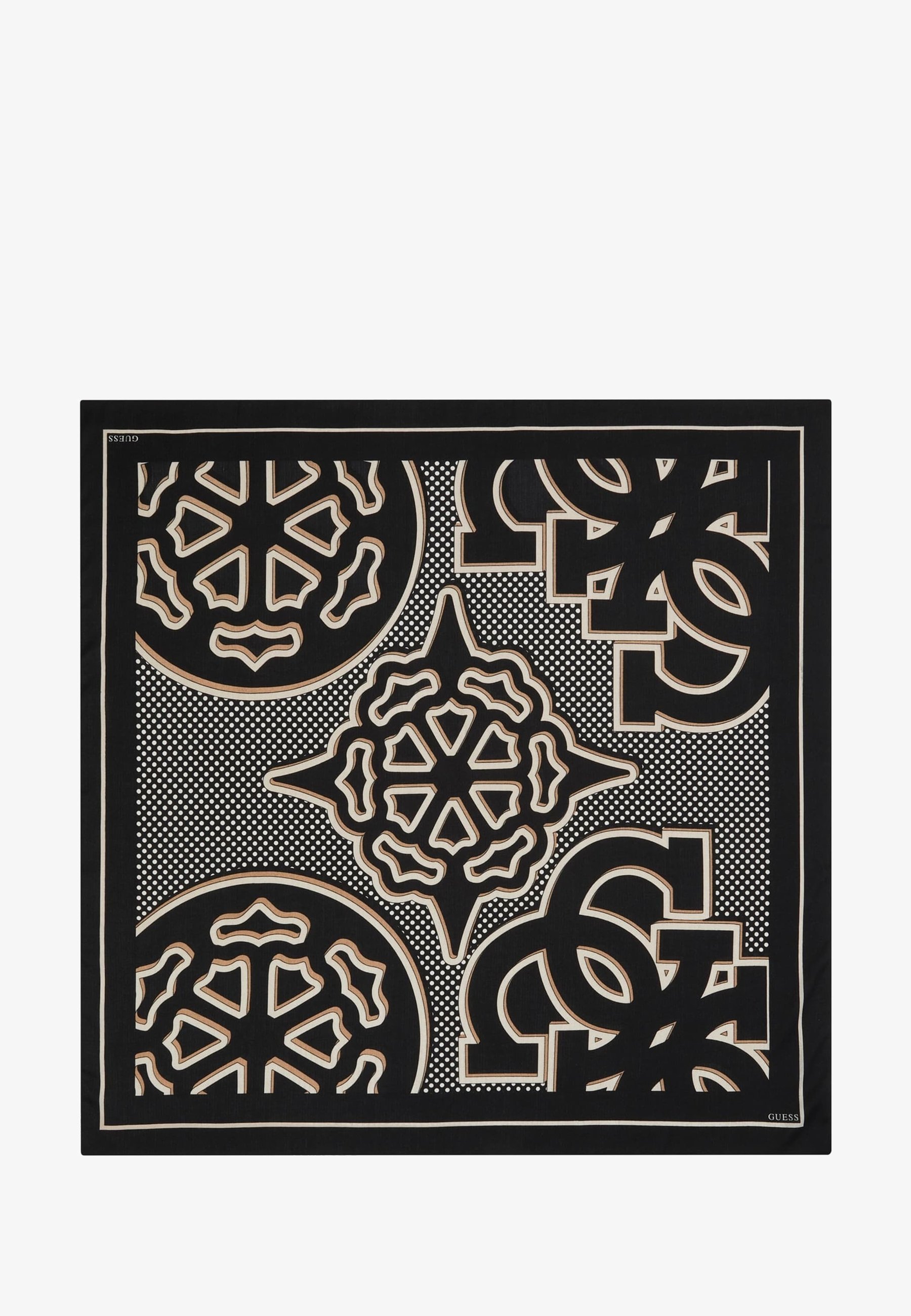 Guess 4G-LOGO PEONY-LOGO - Foulard - mehrfarbig schwarz