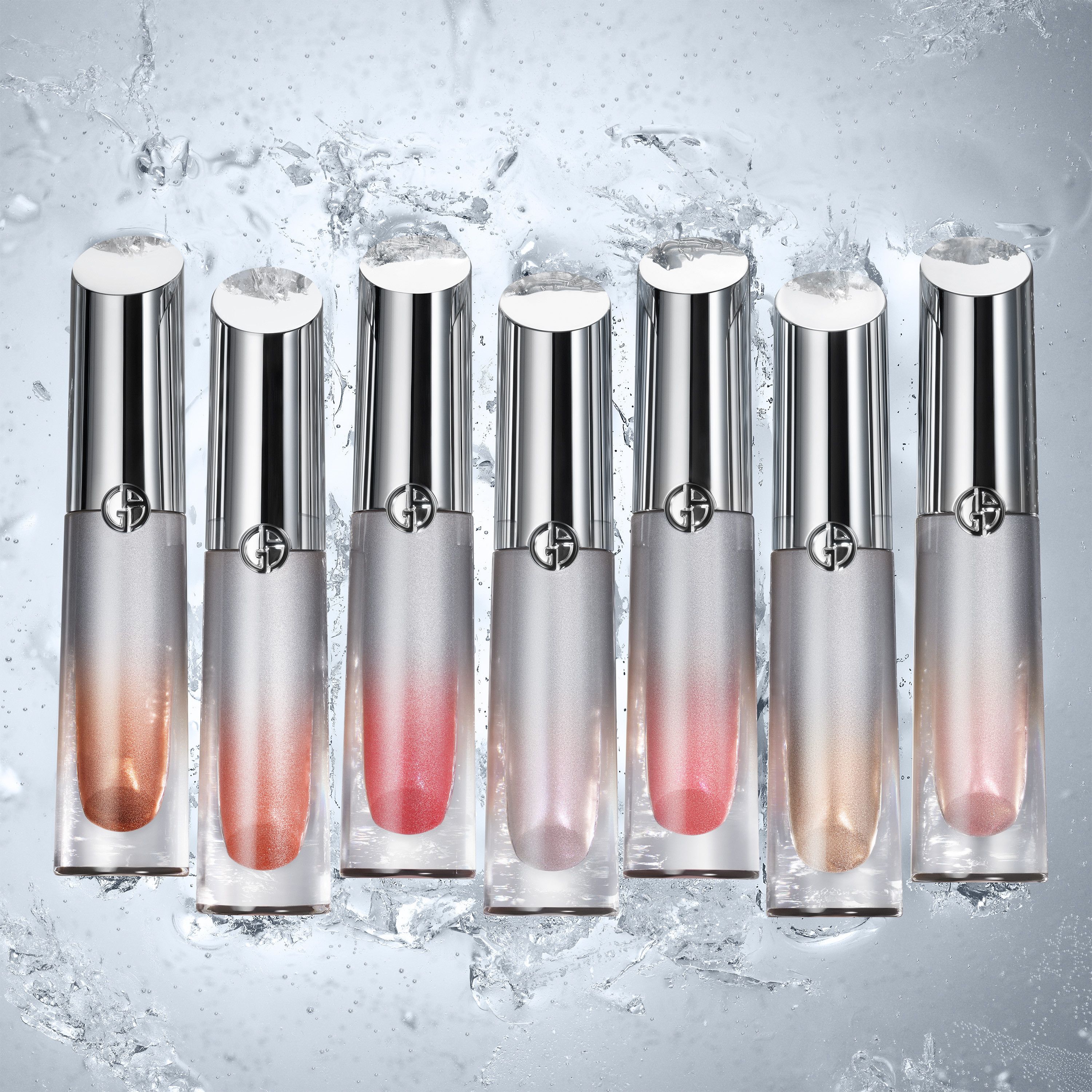 „Prisma Glass Icy Plumper“ apimties suteikiantys lūpų blizgiai Prabangūs lūpų blizgiai