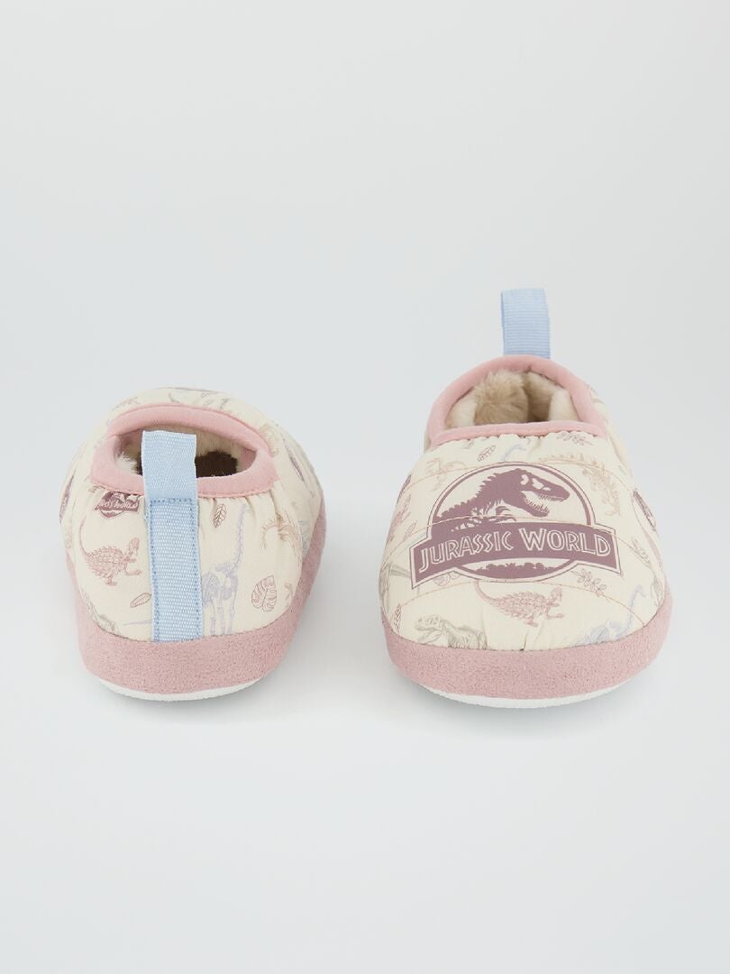 Pantuflas suaves de Jurassic World - BLANCAS
