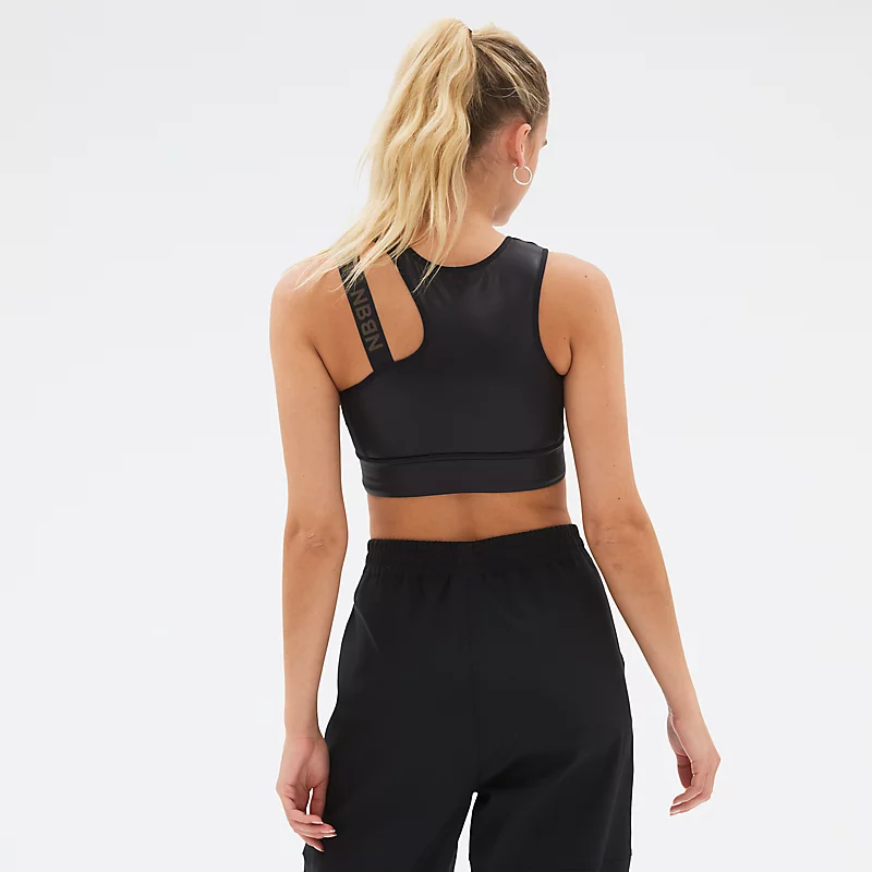 Biustonosz damski Q Speed Shape Shield Crop – CZARNY