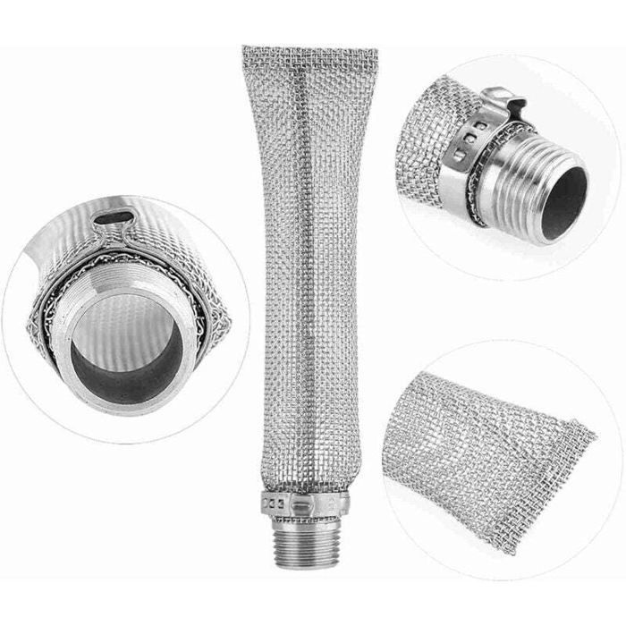 Filtro colador para elaboración de cerveza - OKZ - Acero inoxidable 304 - 6 pulgadas - Resistente a la corrosión