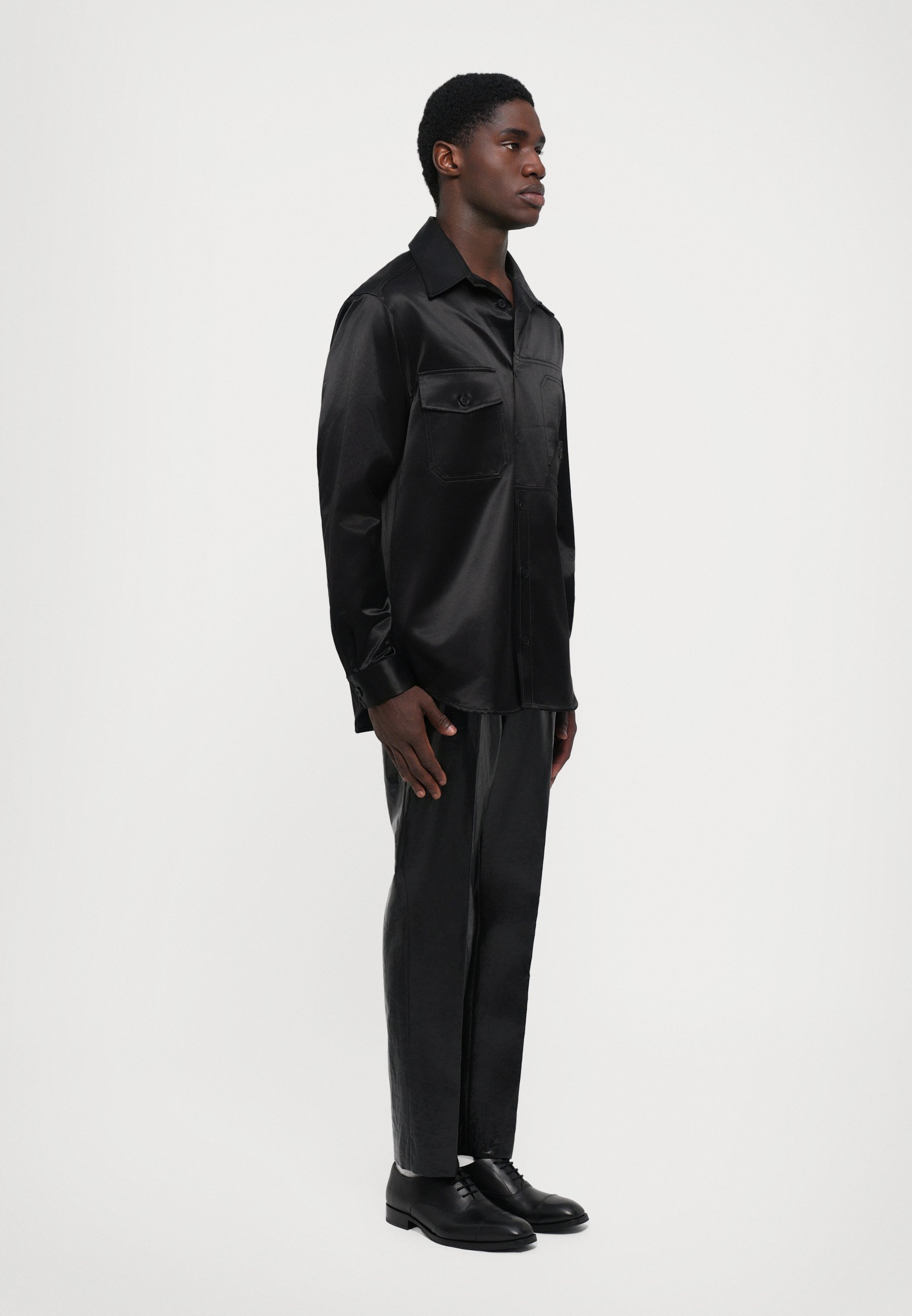 MM6 Maison Margiela CU MÂNECĂ LUNGĂ - Cămașă - negru