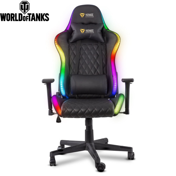 Fotel Gamingowy Yenkee Ygc 300Rgb Stardust   Podkładka Pod Mysz  GRATIS