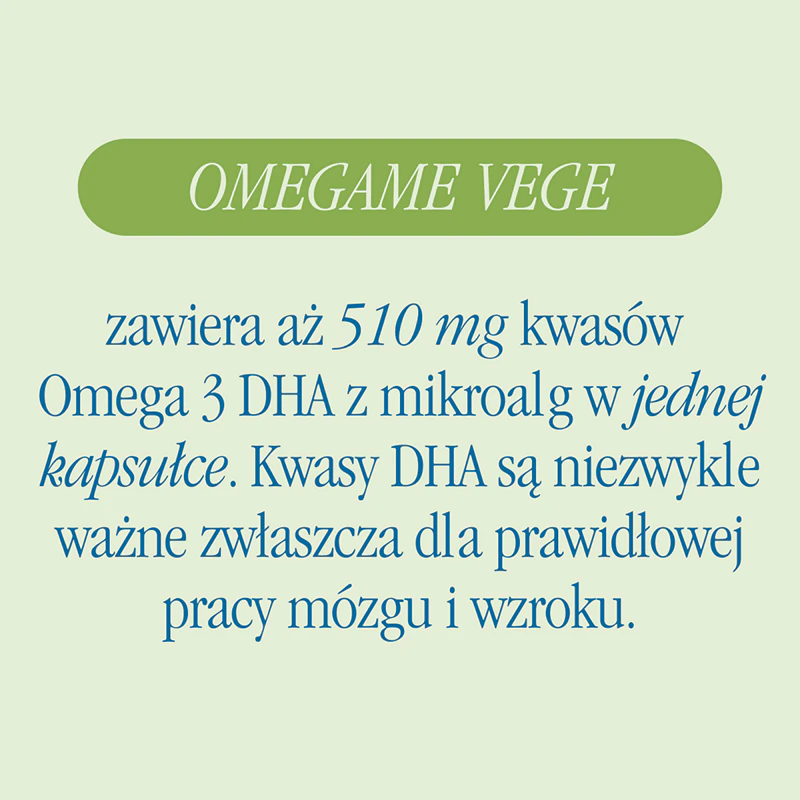 Health Labs Care OmegaMe Vege Nahrungsergänzungsmittel-Kapseln für eine gesunde Herz- und Gehirnfunktion