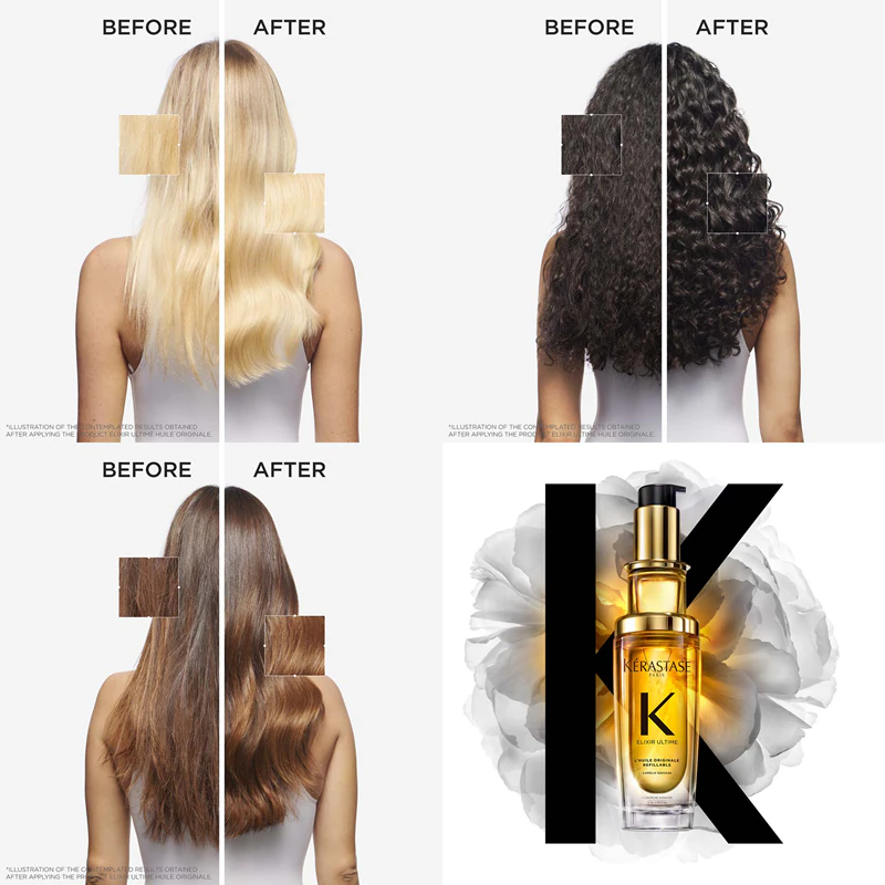 Kérastase Elixir Ultime L'huile Originale óleo capilar para todos os tipos de cabelo