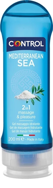 CONTROL Gel Contrôle Mer Méditerranée 200 ml Gel de massage à base d'eau