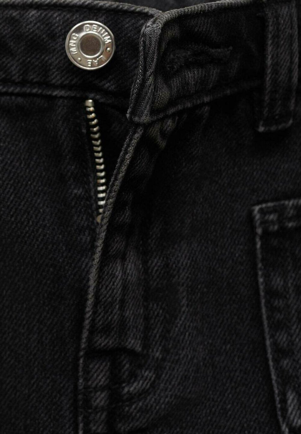Mango Kids Minirock - schwarzer Denim