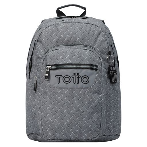 Sac à dos scolaire métallique Totto avec crayon