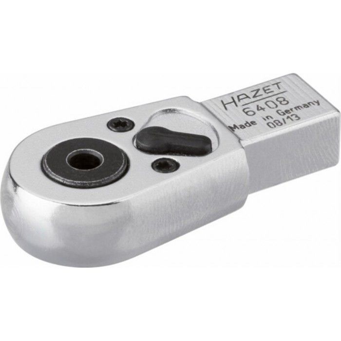 Ratcheting male bit holder - HAZET - 9 x 12 mm female square - 6.3 mm (1/4 inch) hex socket