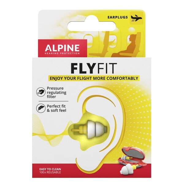 Štuple do uší Alpine FlyFit<br>2 kusy