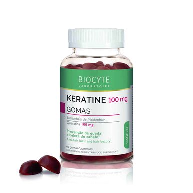 Biocyte Keratin Hårfiberstärkande Gummies, 60 gummies.