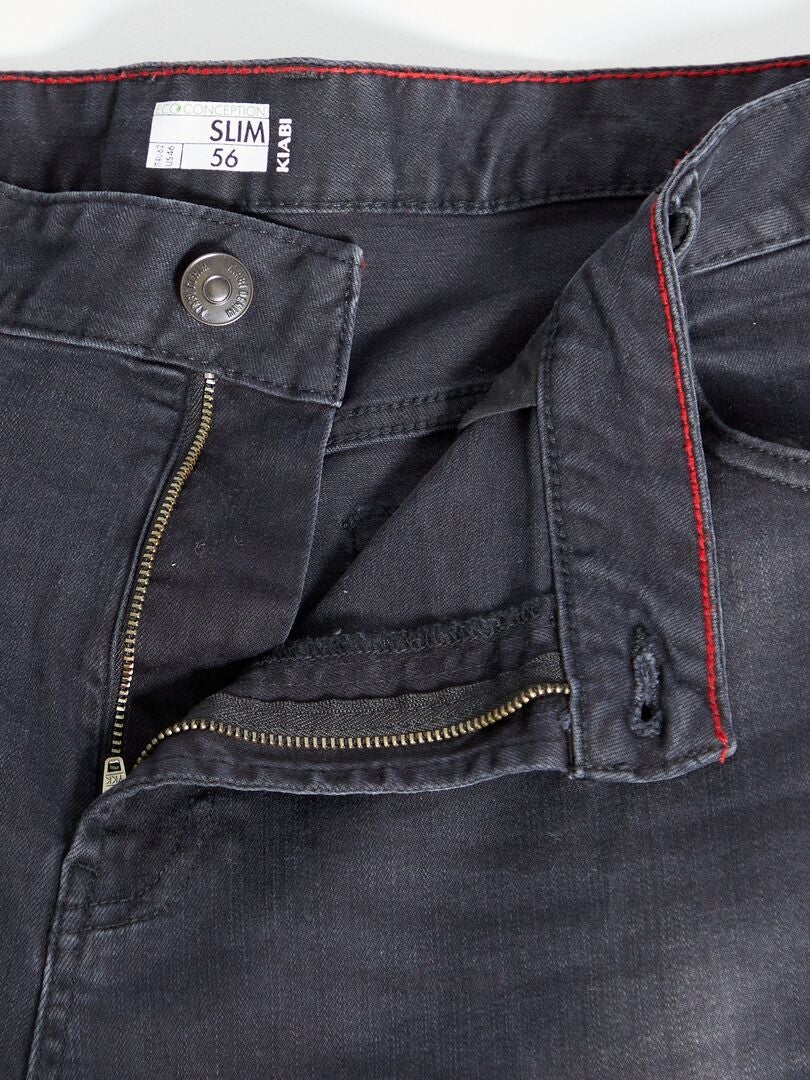 Calça jeans Slim Hyperflex - PRETA
