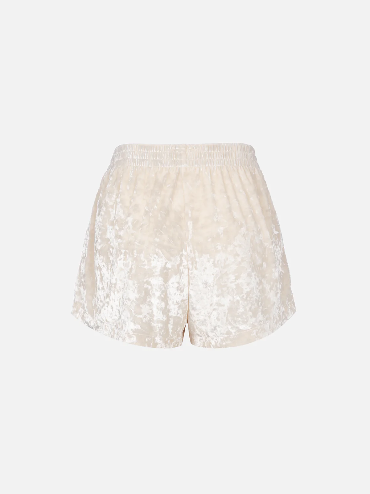 Chenille-Shorts zum Hochziehen für Damen