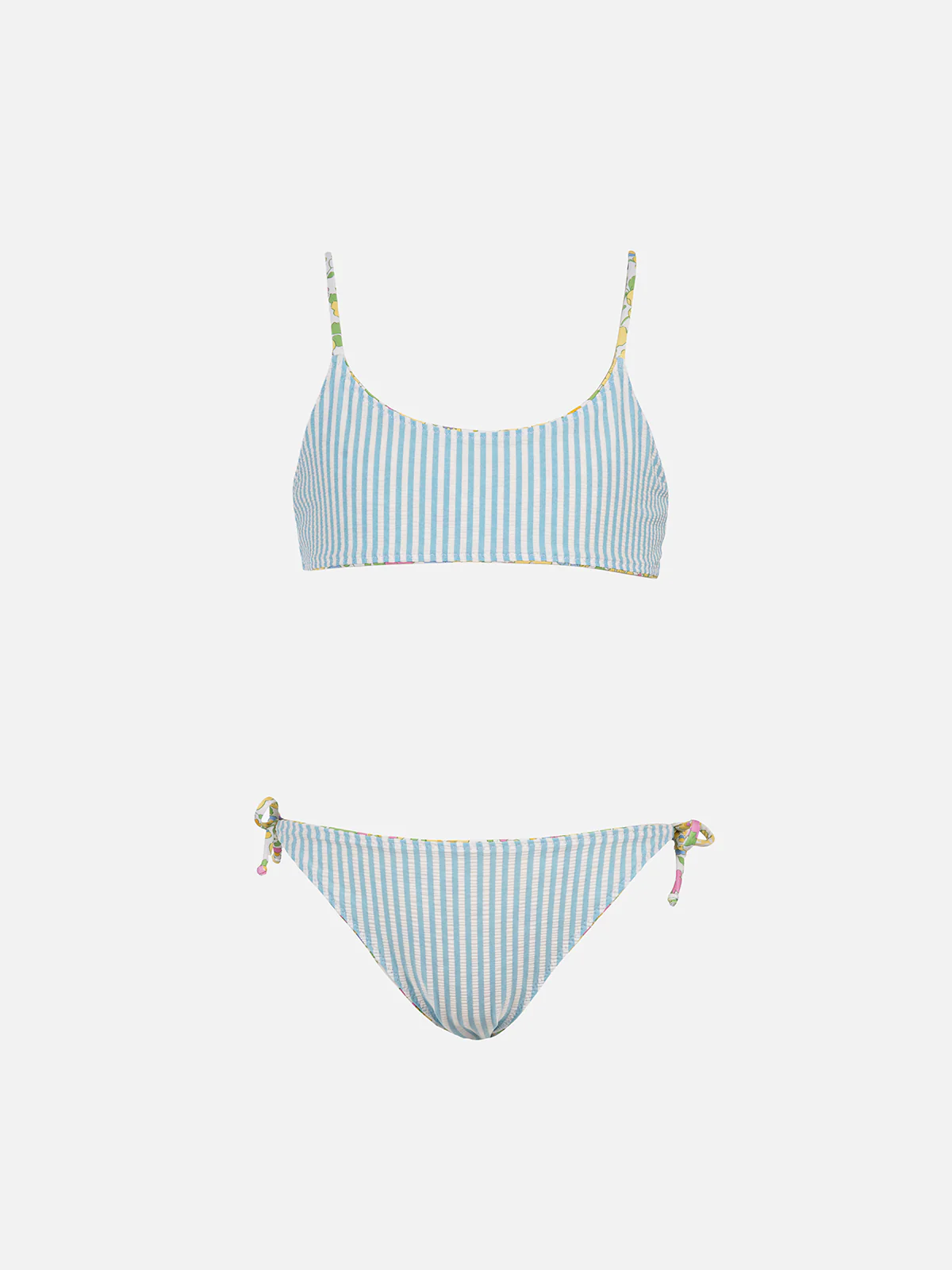 Jaiden meisjesbikini met dubbelzijdige bralette | Gemaakt van stof