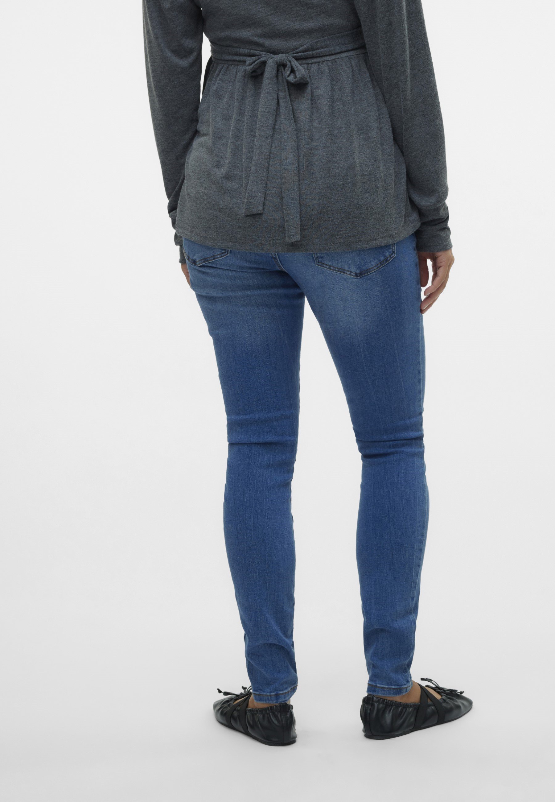 MAMALICIOUS MLMILA - Blugi slim fit - denim albastru mediu