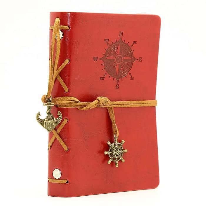 Retro Notebooks & Journals Agenda Binder Sketch Leather Book SOIL COVER 14X10CM REPLACABLE KRAFT PAPER INNEREN SAPE[J24]