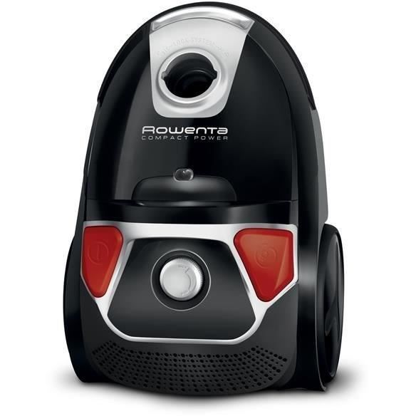 Stofzuiger met stofreservoir - ROWENTA - Compact Power parket - 750W - Zwart - 3-traps filtratie