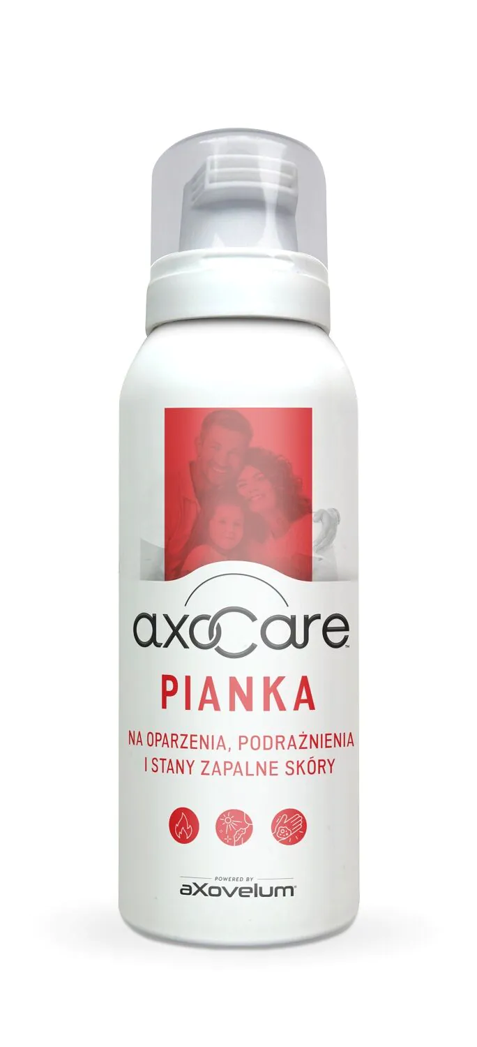 Axocare Pianka na oparzenia, podrażnienia i stany zapalne skóry