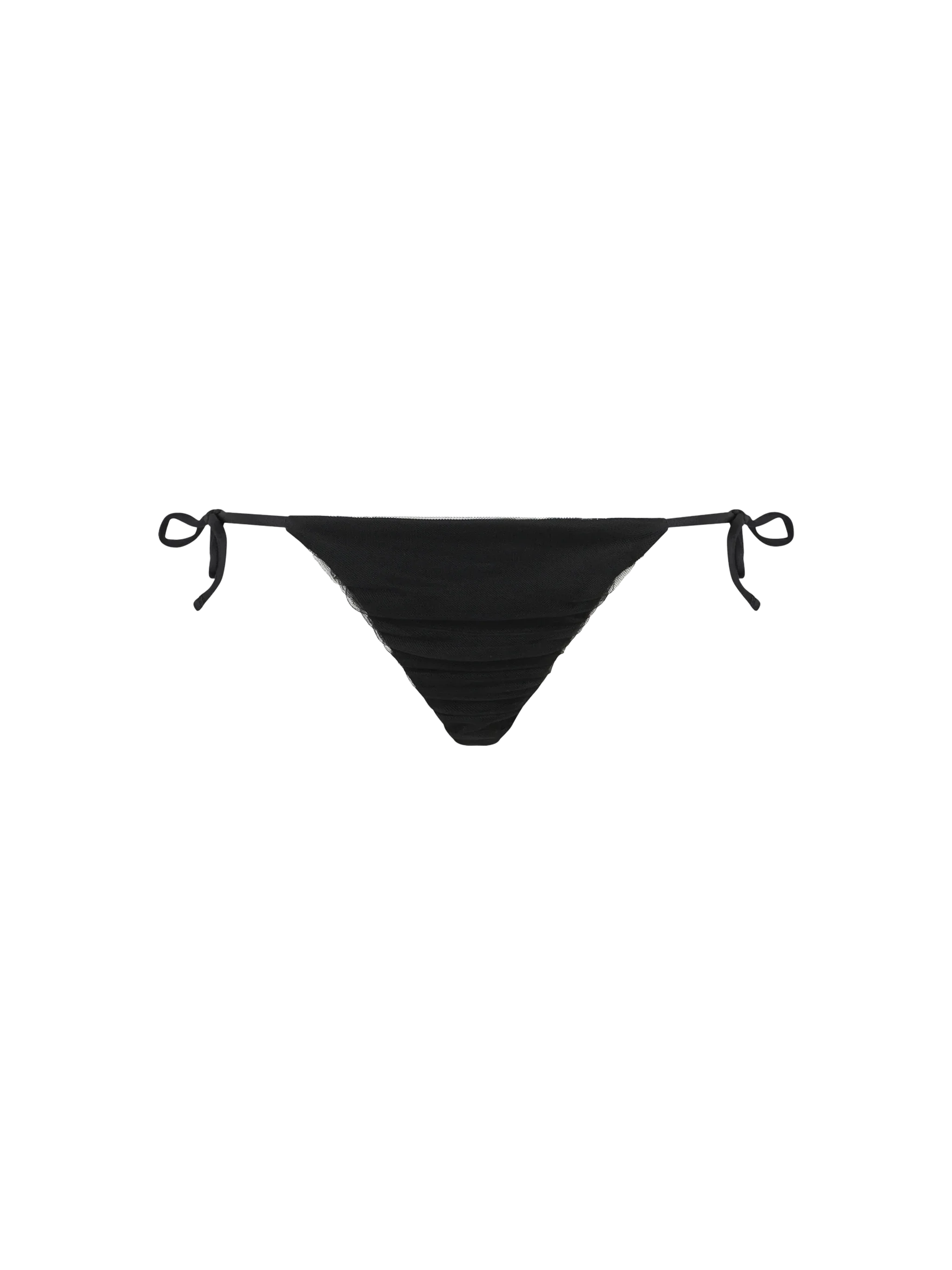 Zwarte zwembroek met tule