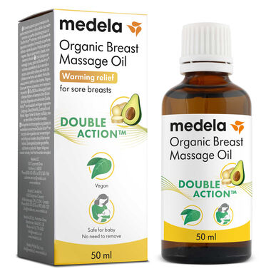 Medela Double Action Tepelverzachtende Massageolie 50 ml