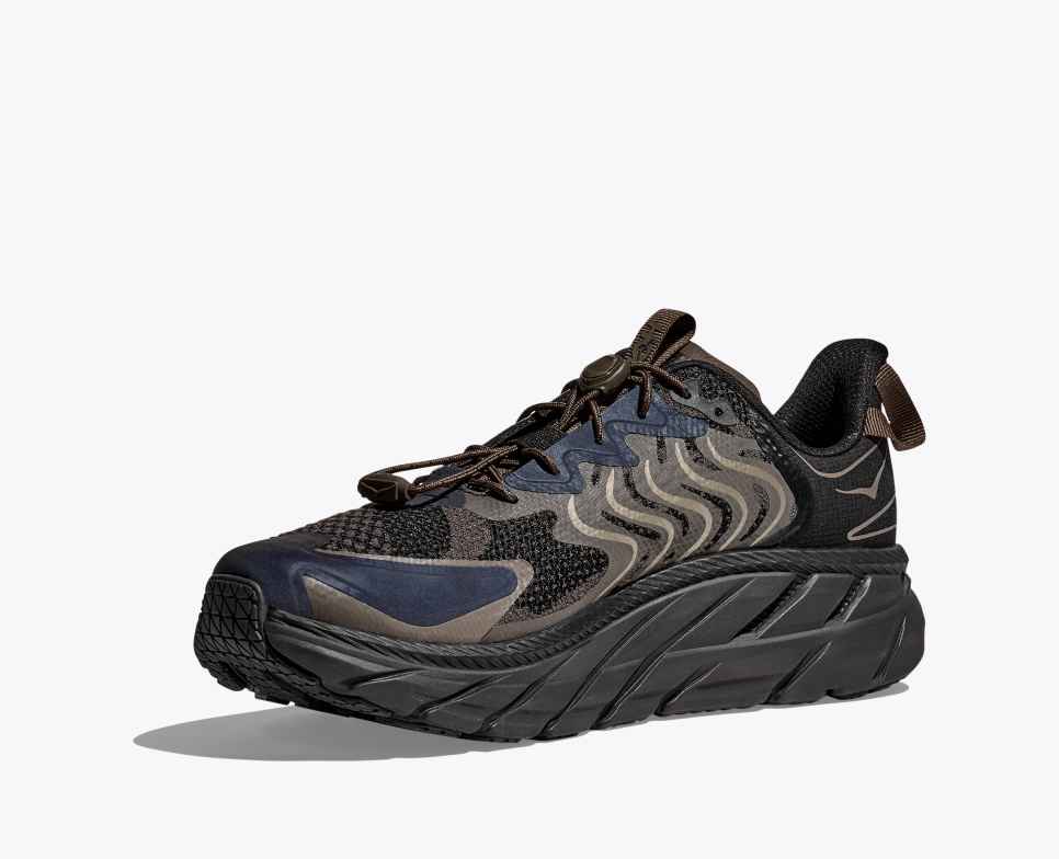 HOKA Clifton LS Satisfy Running Forged Iron / Svart