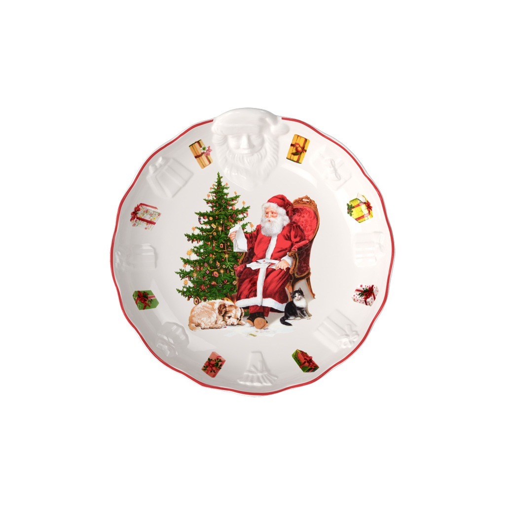 Villeroy & Boch bļoda ar Ziemassvētku vecīša motīvu, vēlmju saraksts no Toy's Fantasy – 1 gab.