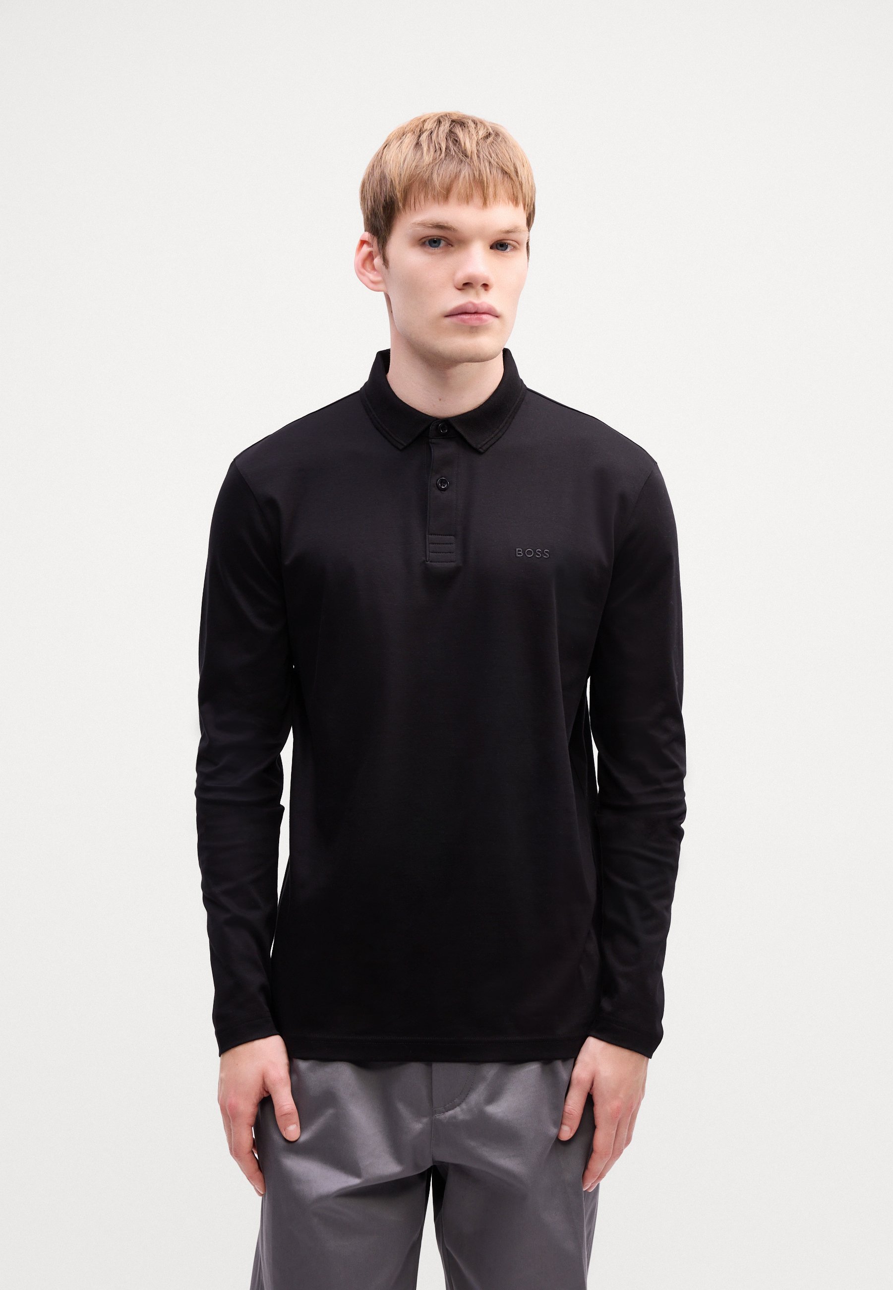 BOSS PIROL - Poloshirt - zwart