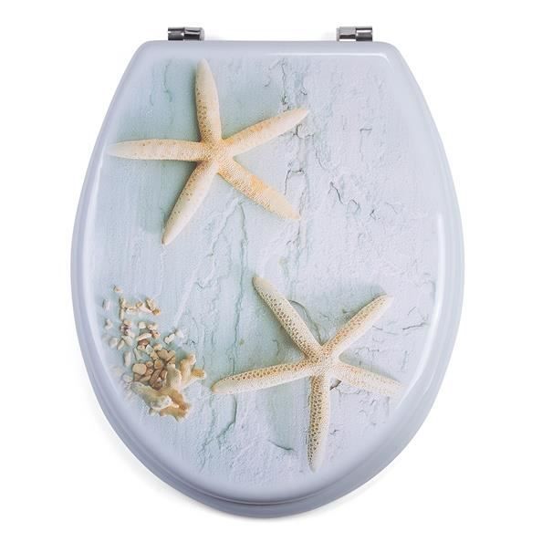 MSV Abattant Wc MDF Etoile de mer