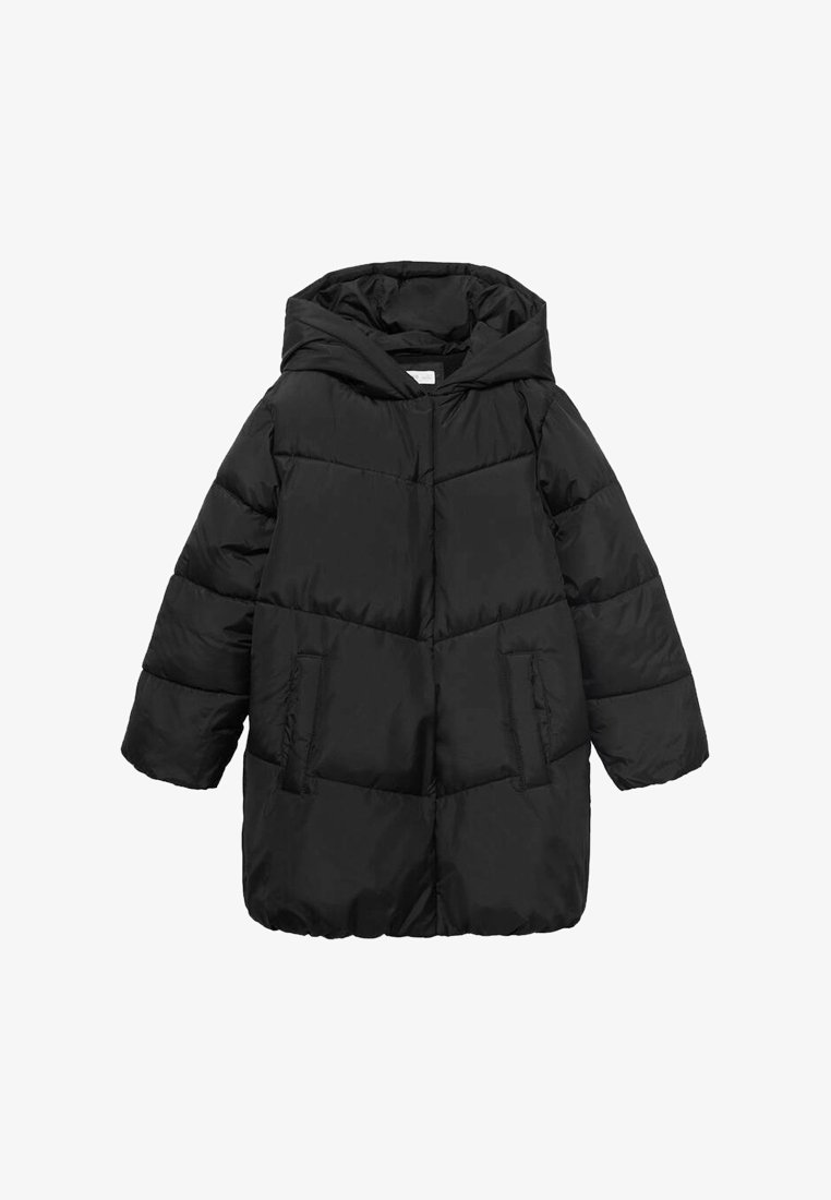 Mango Kids winterjas - zwart