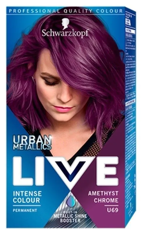 Schwarzkopf Live Urban Metallics krem koloryzujący U69 Amethyst Chrome