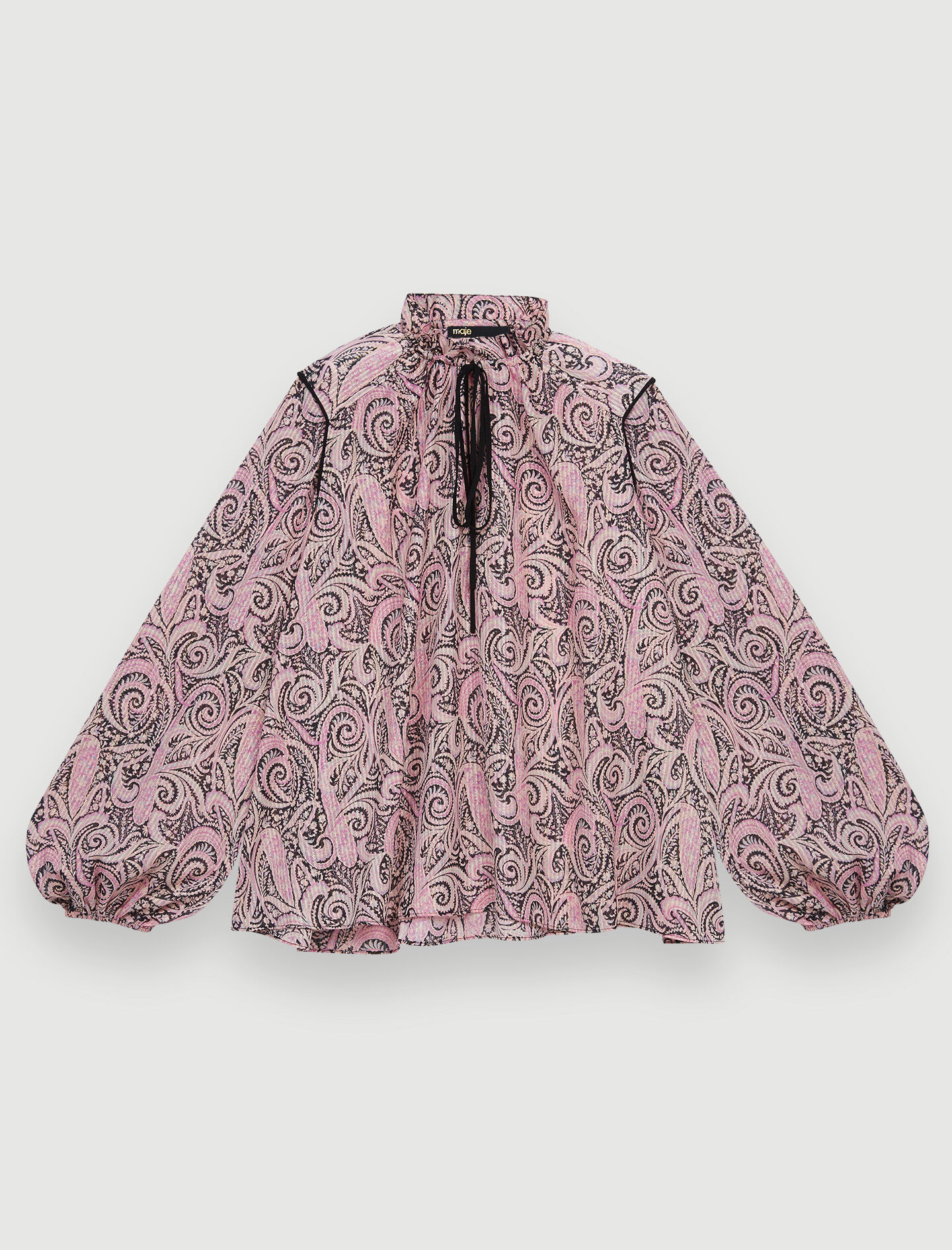 Luchtige blouse met paisleyprint - Paisley rose