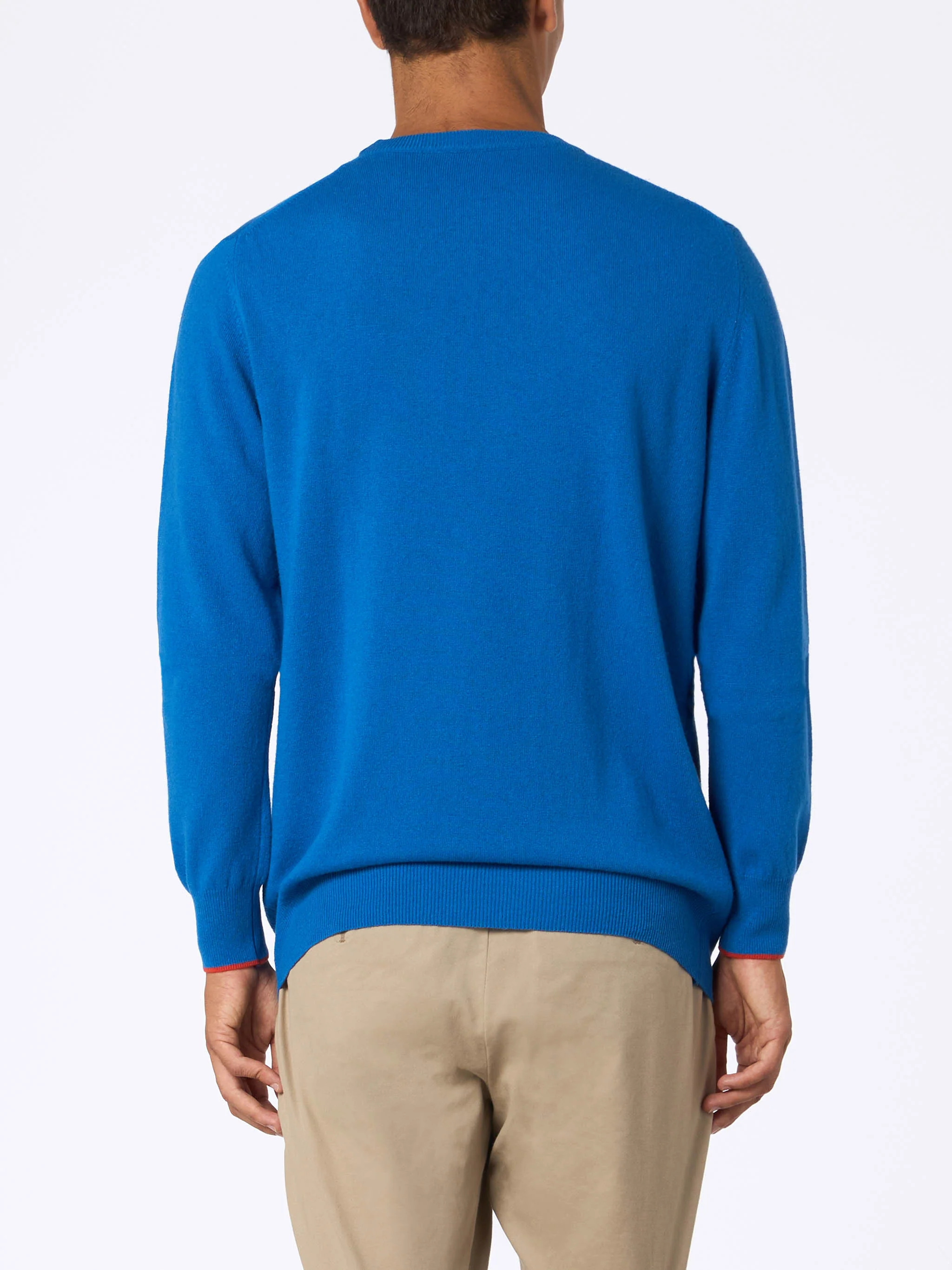 Maglione da uomo blu ski Heron con ricamo Ho sempre sbagliato tutto