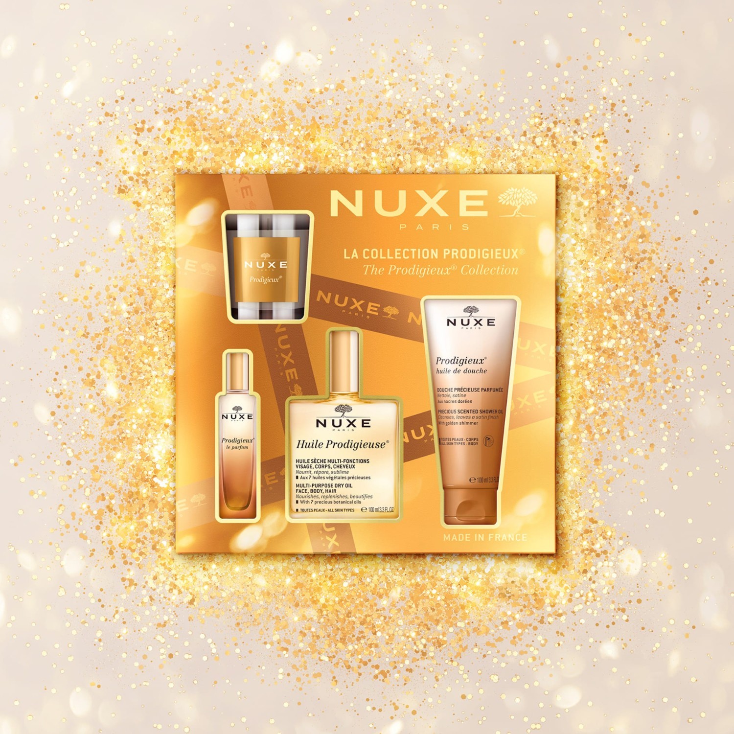 NUXE Prodigieux® kūno priežiūros rinkinys Kalėdų dovanų rinkinys Prodigieux® kolekcija – 1 vnt.