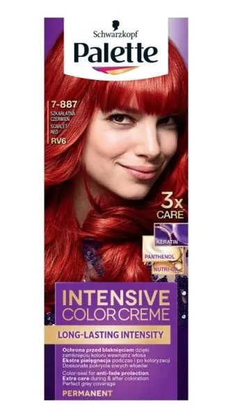 Palette Intensive Color Creme farba RV6 szkarłatna czerwień