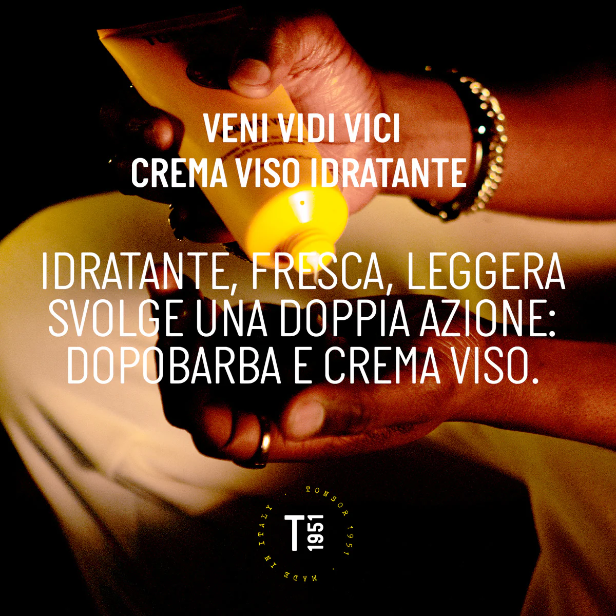 Rasatura e Cura della Barba Veni Vidi Vici Crema Viso Idratante - Crema viso uso quotidiano, Crema Dopobarba
