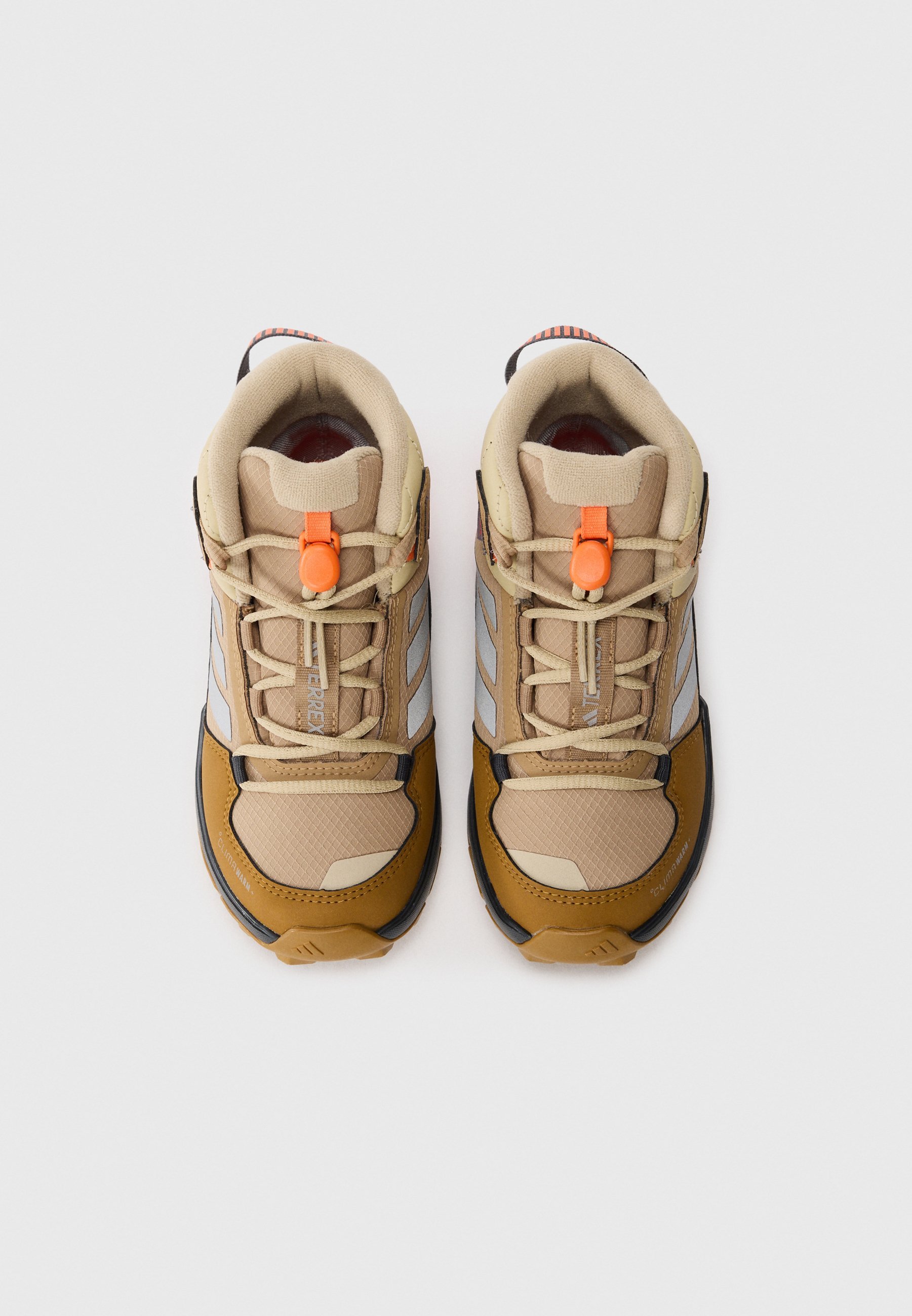 Adidas Terrex UNISEXE - Chaussures de randonnée - coloris carton/argent mat/orange semi-résistant