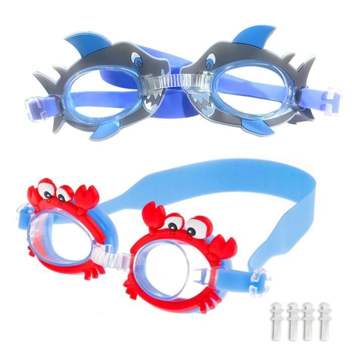 2-Piece Children's Swimming Goggles, Leak-Proof Children's Swimming Goggles, Anti-Fog Children's Swimming Goggles, Children's Swimming Goggles