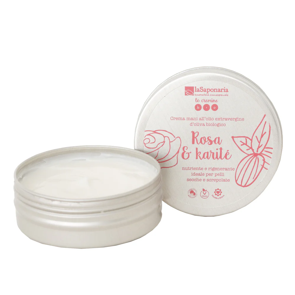 Mani Crema mani rosa e karitè - Trattamento Mani