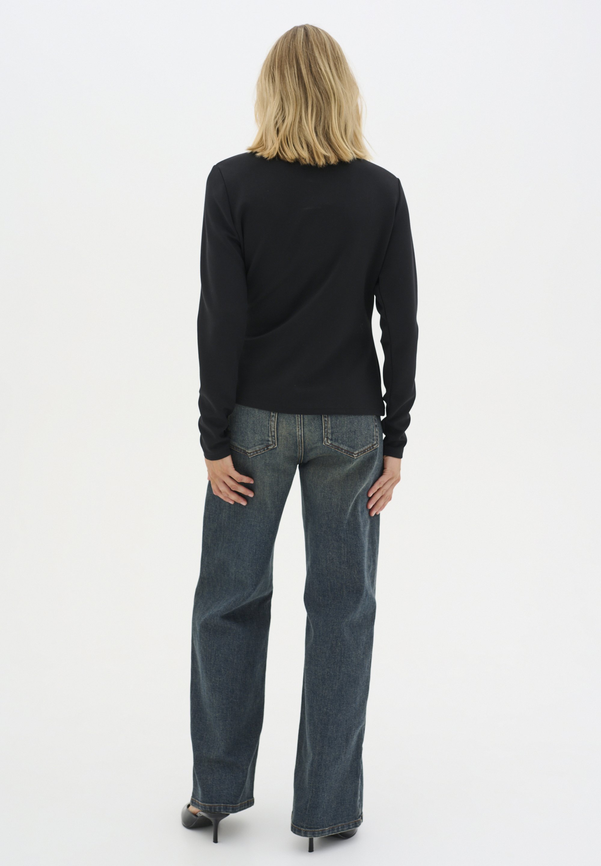 My Essential Wardrobe HELLE - Langermet topp - svart