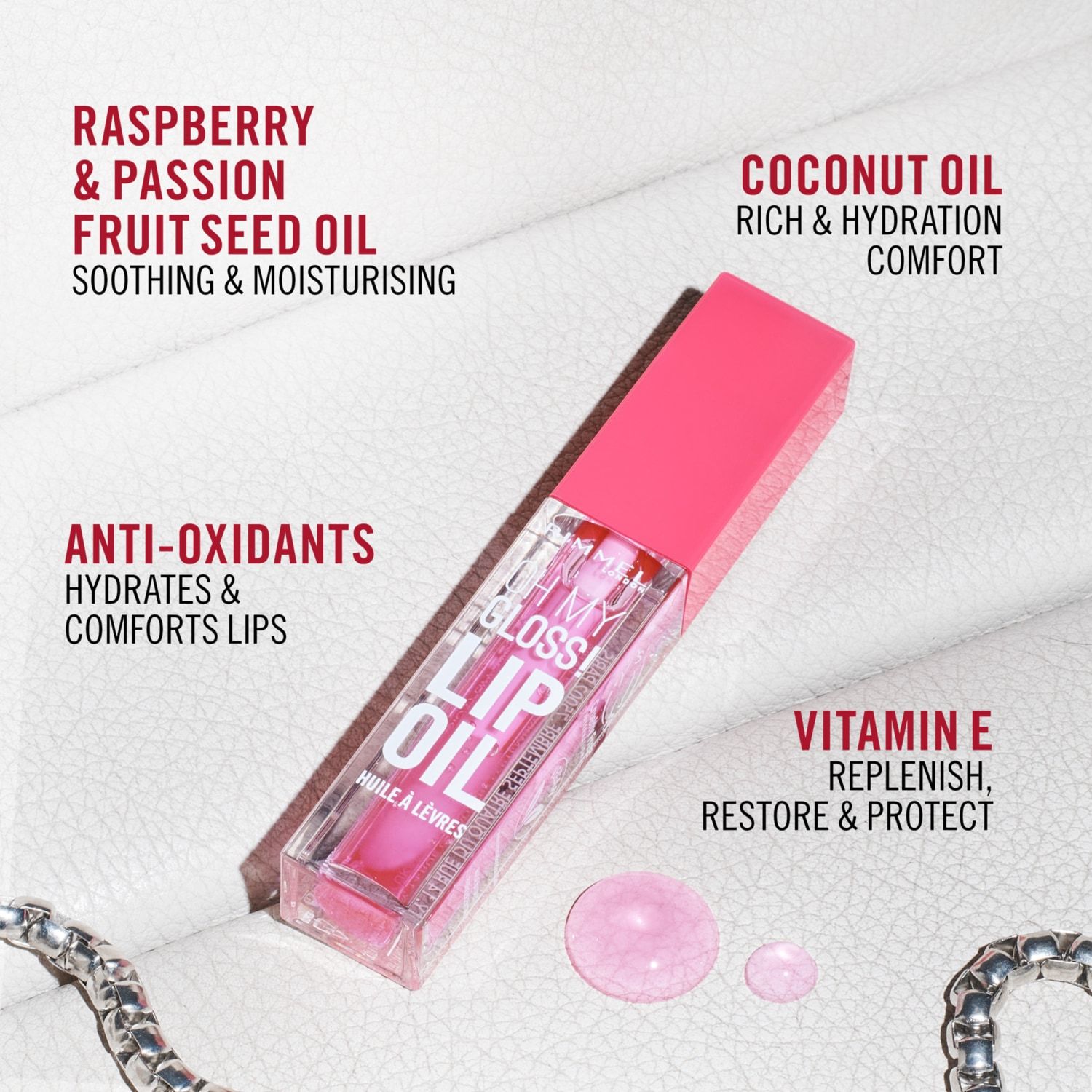 Rimmel London Lippenöl Oh My Gloss! Lippenöl – 4,5 ml