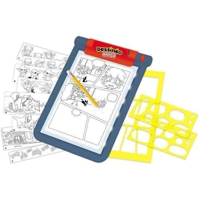 Creative game - NATHAN - Dessinéo Manga - Light-up tablet for creating manga