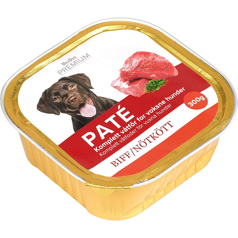Alimento para perros MaxDog 300 g paté de ternera MaxDog
