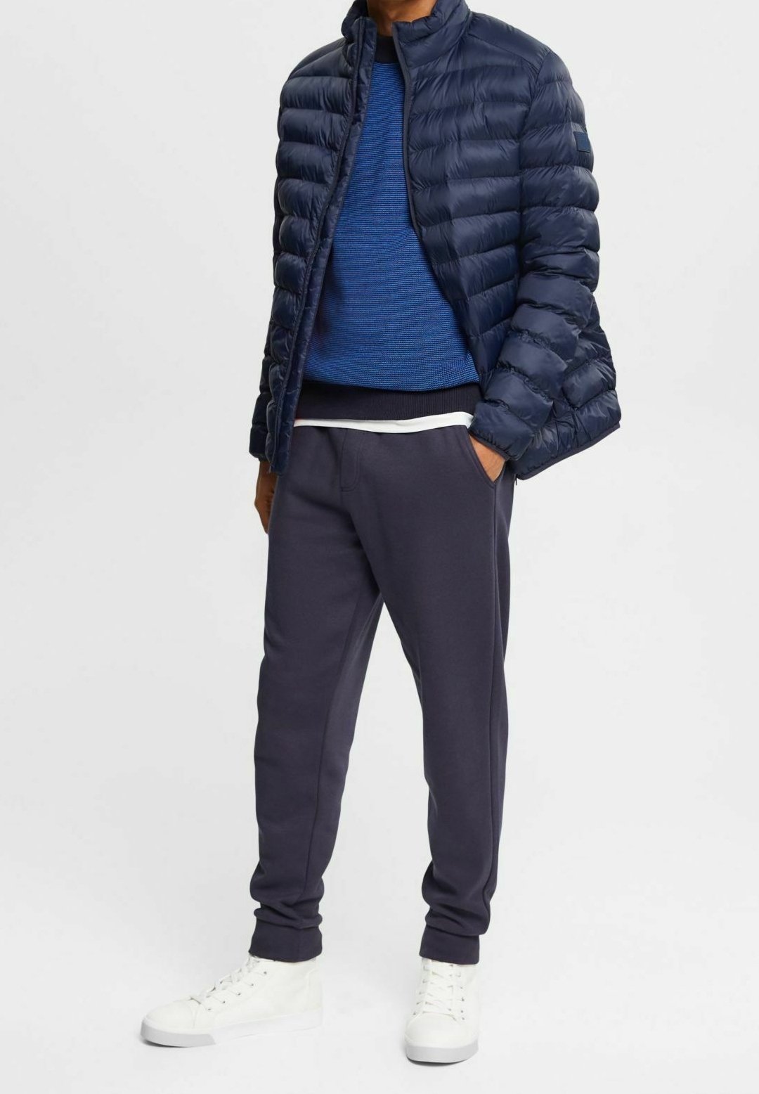 EDC-trui van Esprit - gemêleerd donkerblauw