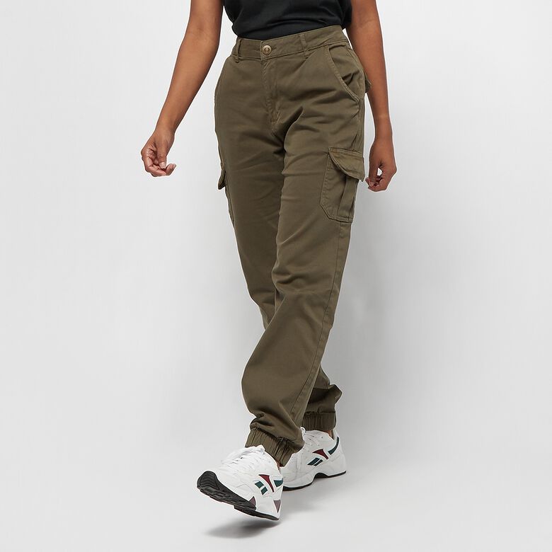 Pantaloni cargo a vita alta