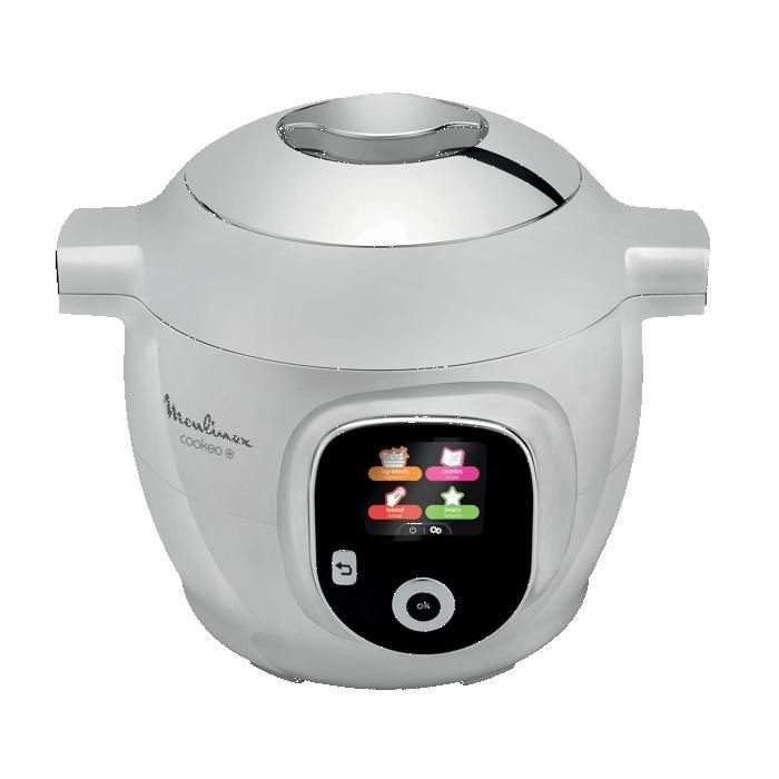 Multicooker Moulinex Cookeo - CE854B10 - Pentola a cottura lenta intelligente - Capacità 6 litri - Per un massimo di 6 persone - 80 ricette - Grigio - 1600 W